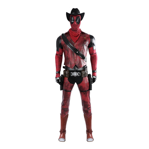 Deadpool & Wolverine Cowboy Deadpool Cosplay Costume