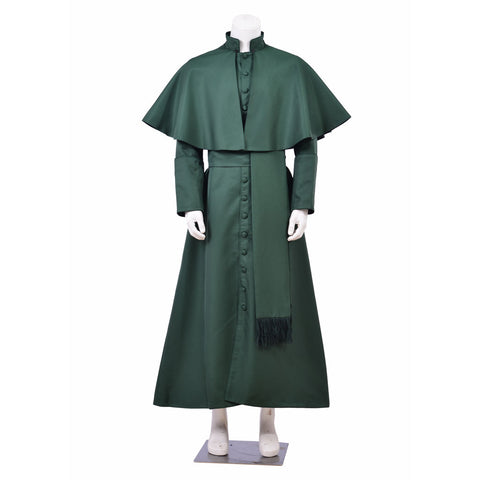 Medieval Clergy Robe - Custom-Made Catholic Priest Cassock & Liturgical Vestments | Coscomos Men Medieval Series