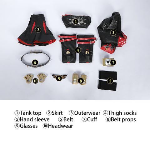 Zenless Zone Zero Burnice Cosplay Costume