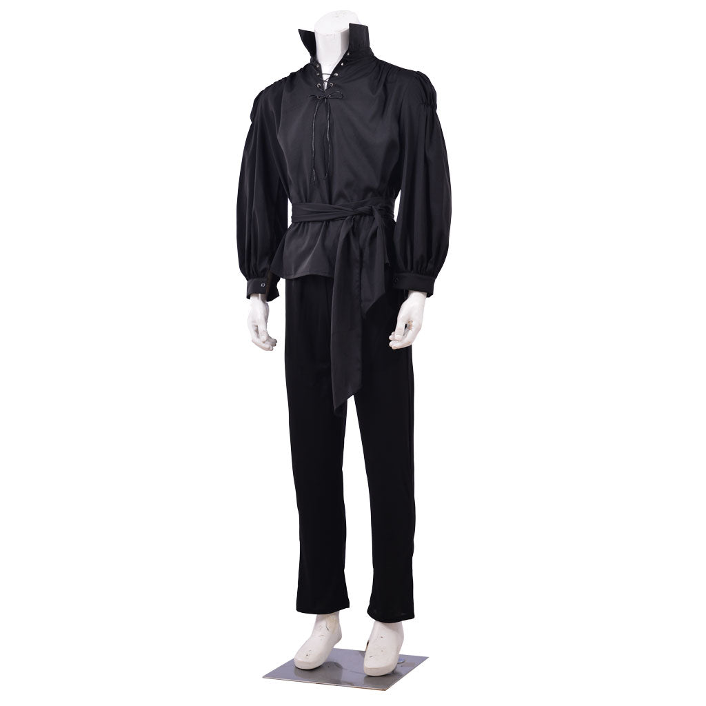 Westley The Princess Bride Cosplay Costume - Black Swordsman Warrior Suit for Halloween