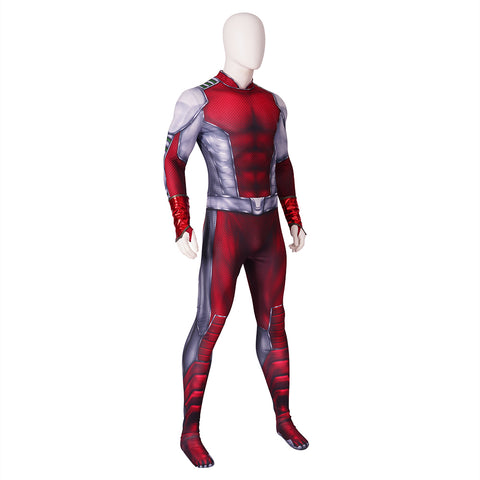 Titans S4 Beast Boy Gar Logan Cosplay Costumes Spandex Suit