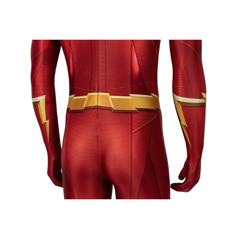 The Flash Season 5 Barry Allen Cosplay Costume Jumpsuit Mask Full Set 3D Print