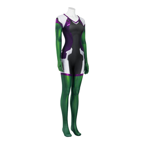 She-Hulk: Attorney at Law Cosplay Jumpsuit – Superhero Jennifer Walters Costume for Halloween & Events