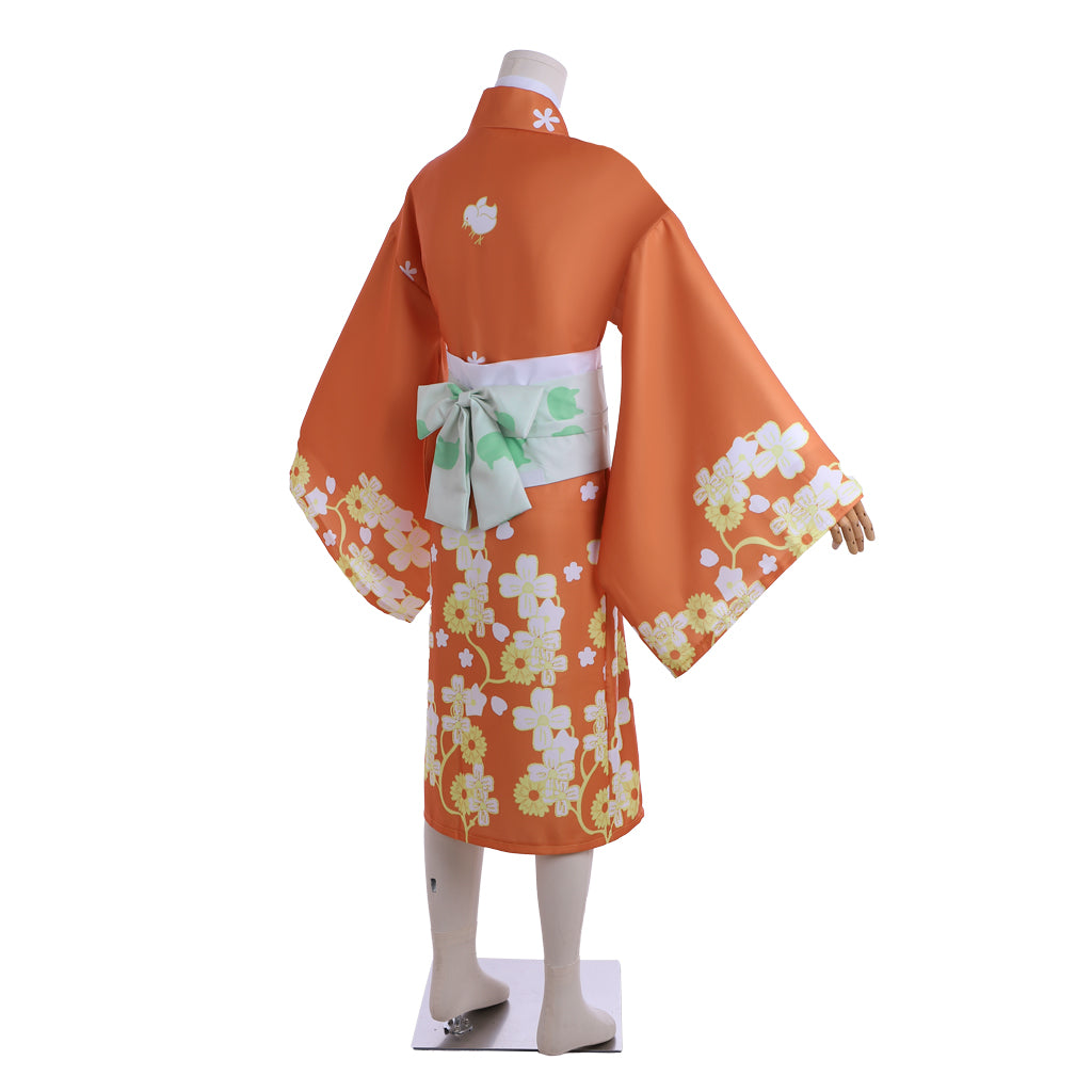 Hiyoko Saionji Cosplay Women Japanese Kimono Danganronpa Cosplay Costume