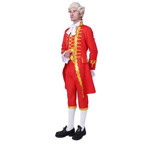 Hamilton King George III Robe Cosplay Costume – Regal King’s Outfit with Cloak | Coscomos Medieval Series