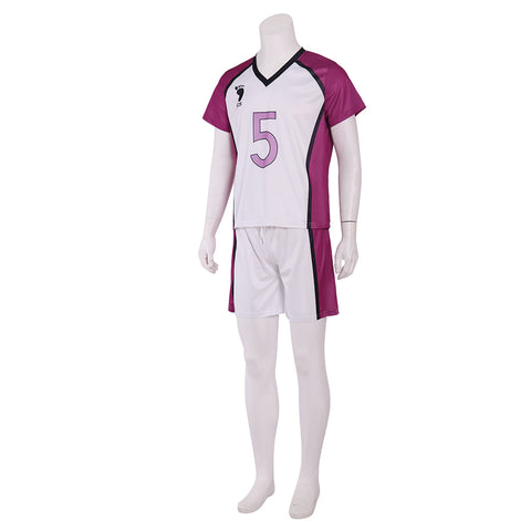 Haikyuu!! Tendo Satori Shiratorizawa Jersey Uniform Cosplay Costume - Anime Volleyball Team Cosplay Outfit