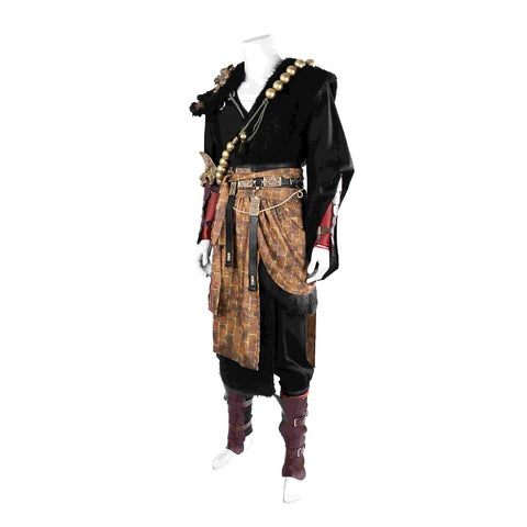 Black Myth Wukong Erlang Shen Cosplay Costume Yaoguai King Full Set for Adults Halloween Party