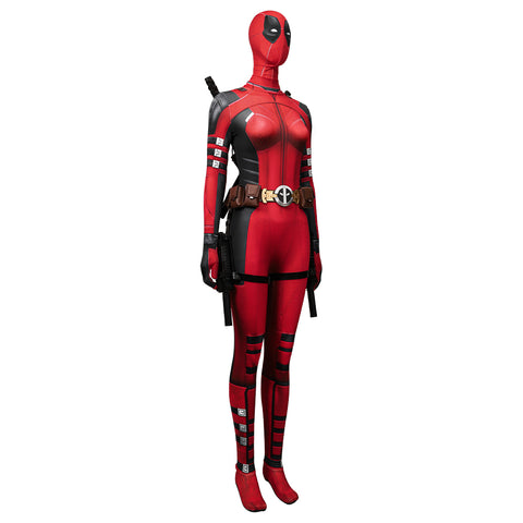 Deadpool 3 Deadpool & Wolverine Kidpool Wade Wilson Cosplay Hoodie – Women Version