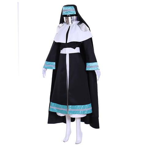 Fire Force Iris Nun Cosplay Costume