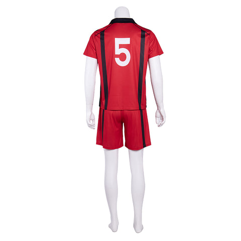 Haikyuu!! Nekoma High School Kenma Kozume NO.5 Team Jersey Cosplay Costume