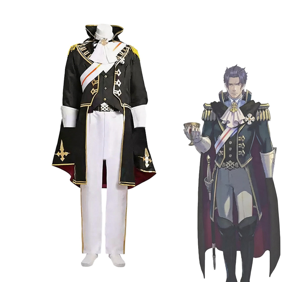 The Great Ace Attorney Chronicles Barok van Zieks Cosplay Costume