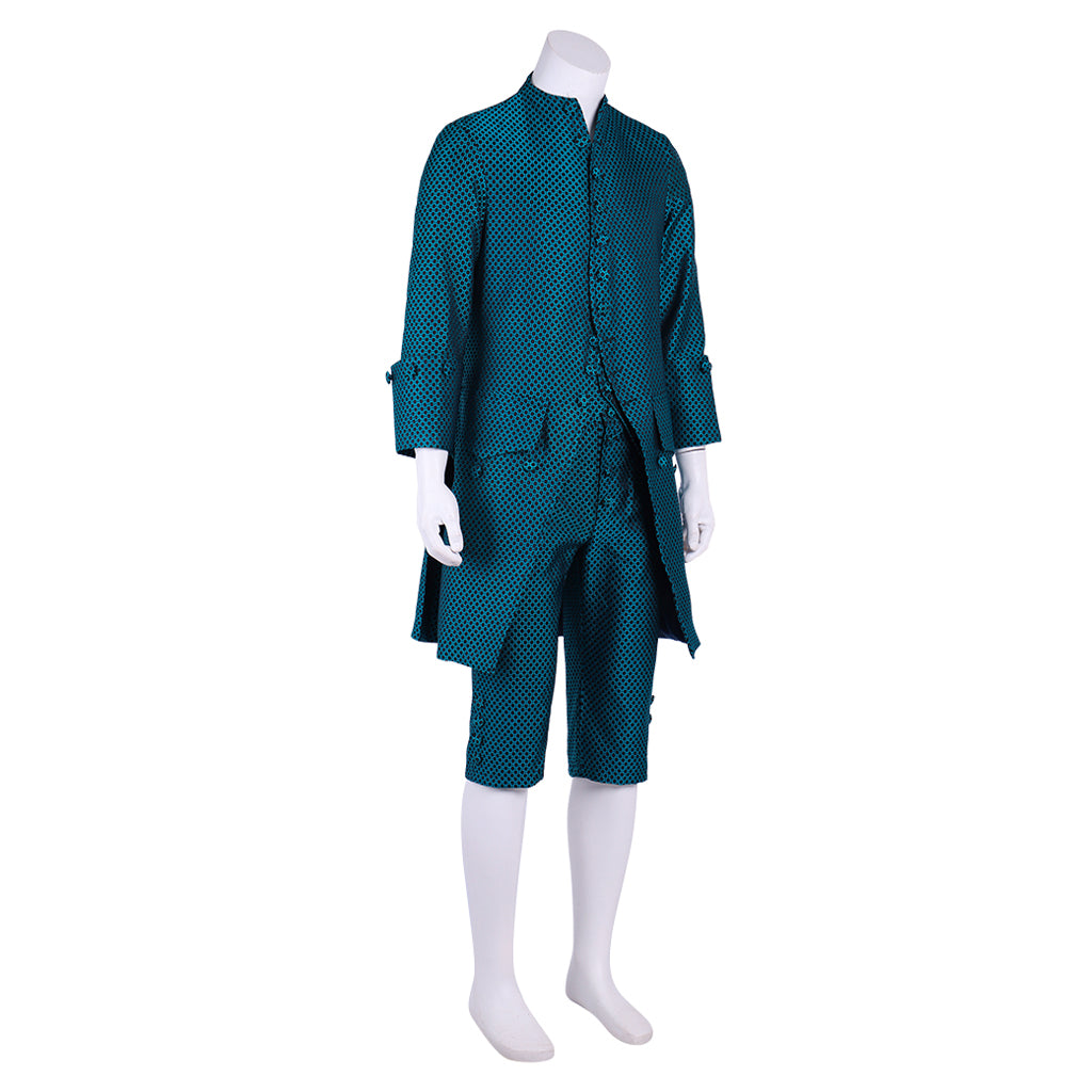 18th Century Colonial Military Tuxedo Costume - Victorian Regency Men's Halloween Suit