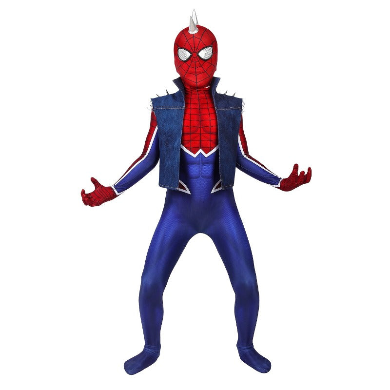 Kids Spider-Man Costumes - Spider-Man Punk Suit Cosplay Costume