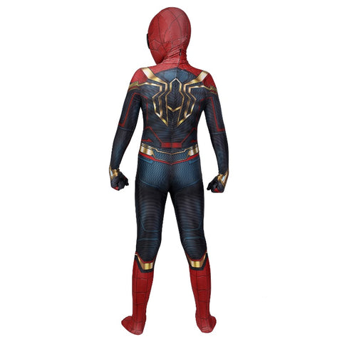 Iron Spider Suit No Way Home Version for Children, Halloween Cosplay Costume