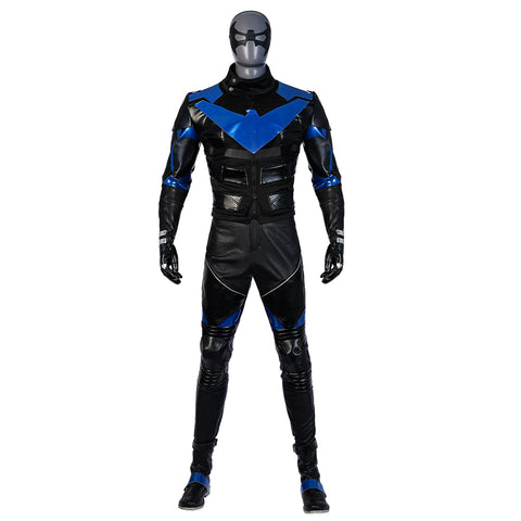 Batman Gotham Knights Film Nightwing Cosplay Costume Outfit for Halloween