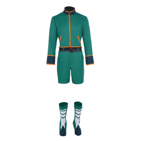 Hunter x Hunter Gon Freecss Cosplay Costume Green Suit Outfit