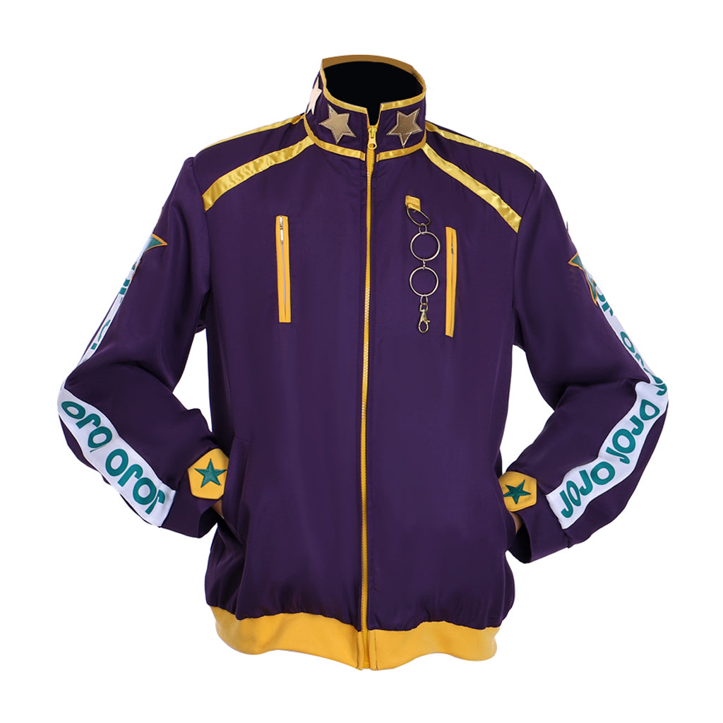 JoJo's Bizarre Adventure Jotaro Kujo Jacket Coat Cosplay Costume for Anime Fans