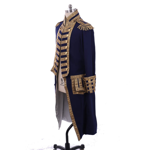 18th Century Royal Military Officer Cosplay Coat - Colonial Uniform Jacket | Coscomos Medieval Series