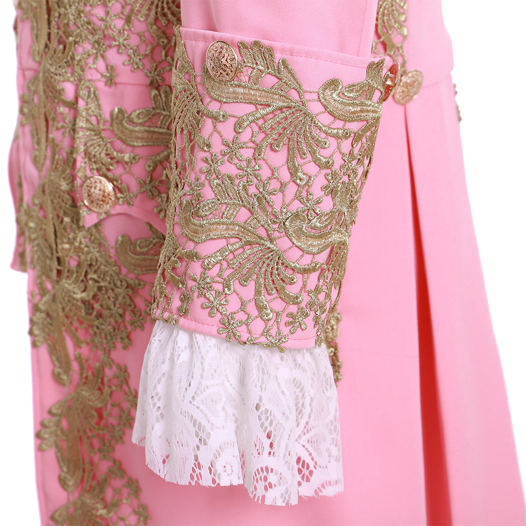 18th Century Men’s Colonial Rococo Suit - Pink Regency Court Outfit