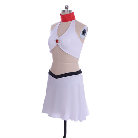 The Last Airbender Ty Lee Cosplay Swimsuit Set – Sexy White Top and Mini Skirt