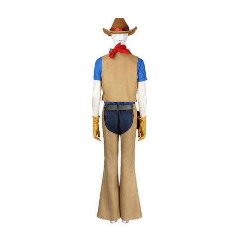 Princess Peach Showtime Cowgirl Peach Kids Cosplay Costume for Halloween and Roleplay