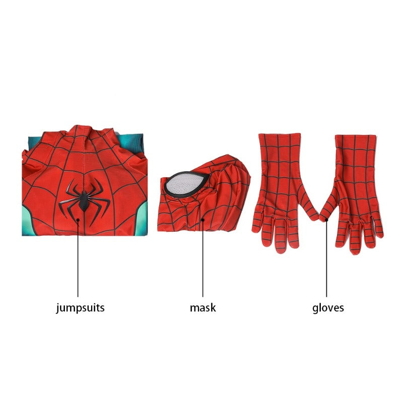 PS5 Spider-Man Miles Morales Cosplay Costume Body-suit Zentai Tight Jumpsuit