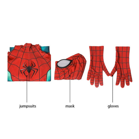 PS5 Spider-Man Miles Morales Cosplay Costume Body-suit Zentai Tight Jumpsuit