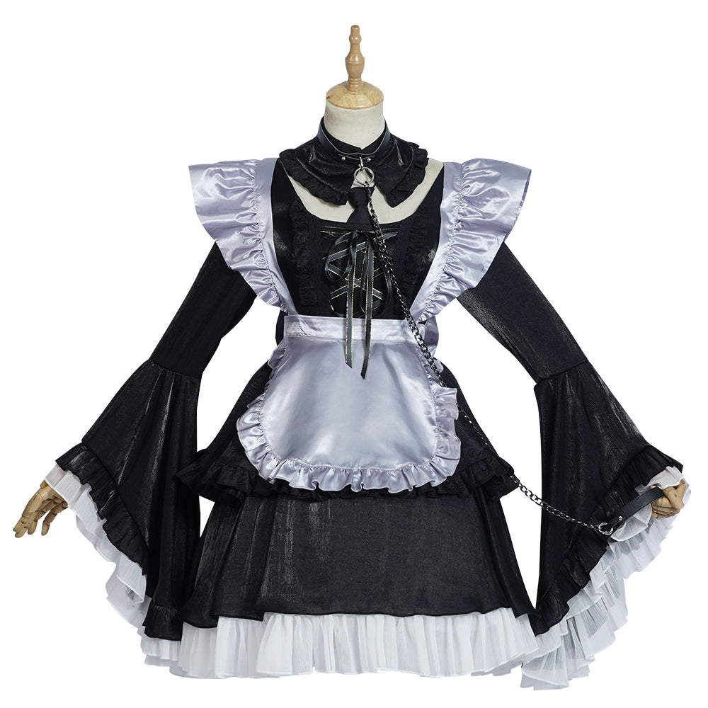 MROZUL My Dress Up Darling Cosplay Costume Marin Kitagawa Maid Dress Skirt Halloween Lolita Suit