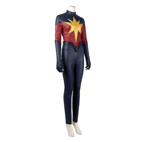 Captain Marvel 2 Carol Danvers Leather Cosplay Costume Suit for Halloween