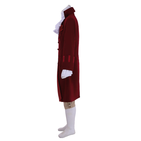 Hamilton Aaron Burr Cosplay Costume - Colonial Aristocrat Suit | Coscomos Men Medieval Series