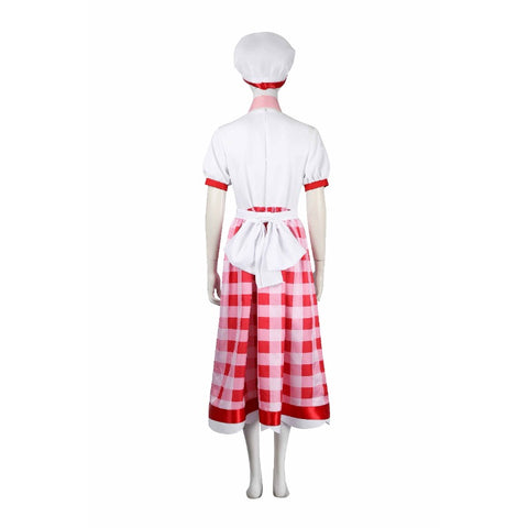 Princess Peach: Showtime! Cosplay Costume Bakery Peach Outfit for Adults and Kids