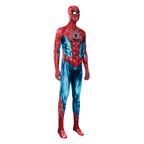 Marvel Spider-Man 2 Peter Parker Cosplay Costume - Halloween Battle Suit Blue Red Bodysuit