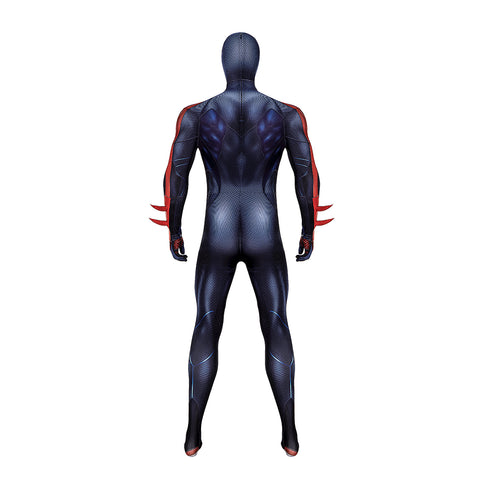 PS4 Spider-Man 2099 Black Suit Miles Morales Cosplay Costume