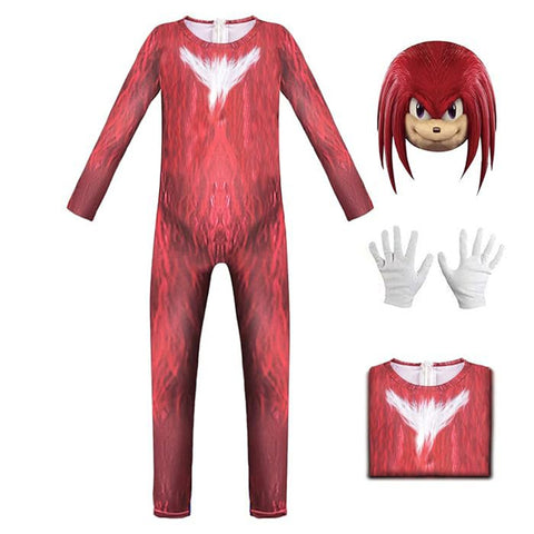 Boys Sonic the Hedgehog Blue Jumpsuit Halloween Costume