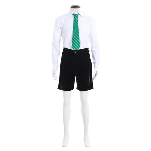 AC/DC Angus Young School Boy Cosplay Costume – Men’s Velvet Coat & Shorts Set