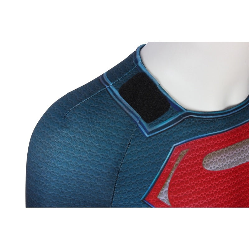 Superman Costume Cosplay Suit Kids Clark Kent Man of Steel 3D Printed Handmade