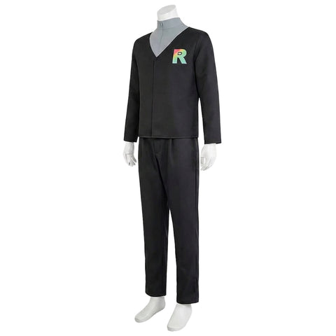 Pokémon Ultra Sun and Ultra Moon Team Rainbow Rocket Giovanni Cosplay Costume