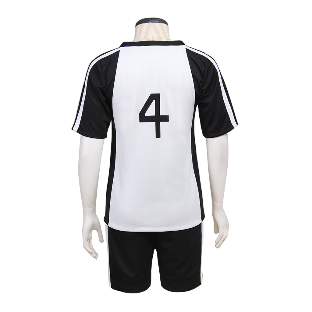 Haikyuu!! Bokuto Kotaro Cosplay Costume Fukurodani Academy Volleyball Black White Uniform