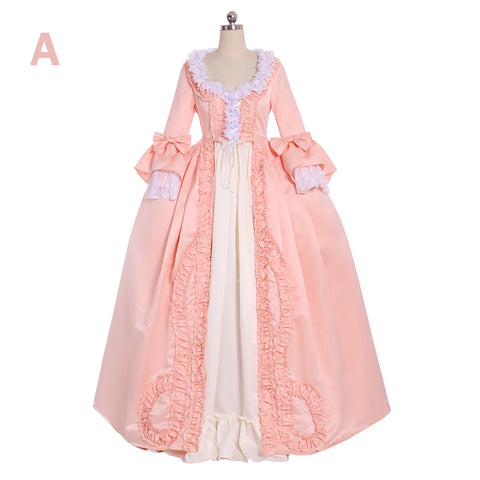 Pink Marie Antoinette Rococo Gown Dress | Victorian 18th Century Wedding Dress - Cosplay & Historical Costume