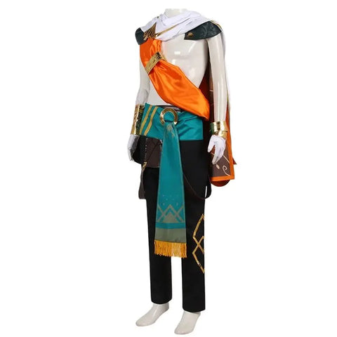 Game LOL Akshan Cosplay Costumes Men Suits Full Set Halloween Party Outfits