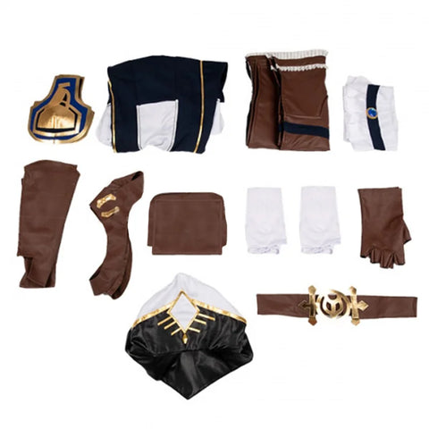 Game LOL Arcane Caitlyn Cosplay Costume The Sheriff of Piltover Caitlyn  Uniform Dress Halloween Carnival Suit