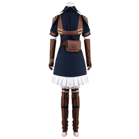 Game LOL Arcane Caitlyn Cosplay Costume The Sheriff of Piltover Caitlyn  Uniform Dress Halloween Carnival Suit