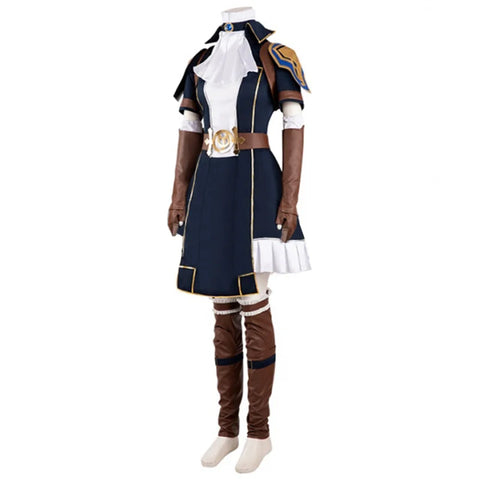 Game LOL Arcane Caitlyn Cosplay Costume The Sheriff of Piltover Caitlyn  Uniform Dress Halloween Carnival Suit