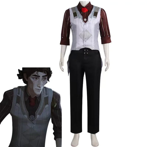 Game LOL Arcane Jayce Viktor Cosplay Costume Vest Shirt Pants Uniform Halloween Carnival Outfits