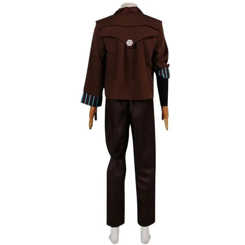 Game LOL Arcane Vander Cosplay Costume  Men Uniform Jacket Shirt Pants Full Set  Suit  Halloween Outfits