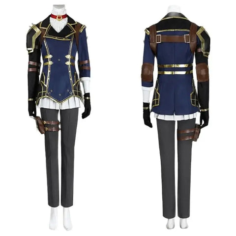 Game LOL Caitlyn Kiramman  Cosplay Costume Women Uniform Full Set  Halloween Carnival Outfit