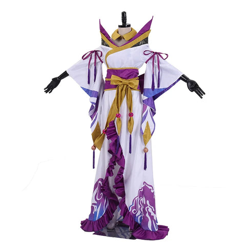 Game LOL Cassiopeia Du Couteau Cosplay Costume Spirit Blossom The Snake the Serpent's Embrace Dress Custom Made