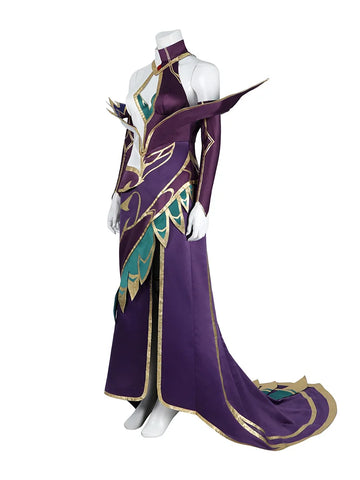 Game LOL Morgana Cosplay Costume Sexy Dress With Accessories for Women Halloween Carnival Outfit