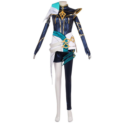 Game LOL Scorn of the Moon Cosplay Costumes Sentry of Light Uniform For Women Halloween Party Outfits