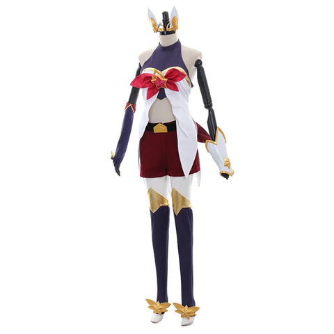 Game LOL Star Guardian Jinx Cosplay Costume Sexy Women Uniform Halloween Party Outfits